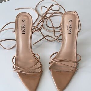 Simmi London Nude Strappy Heels